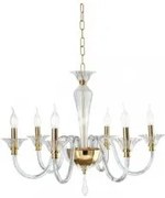 Candelabru clasic 6 becuri E14 LP.PALLADIO/6-ORO