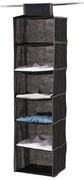 Organizator textil pentru dulap, suspendat, 6 compartimente