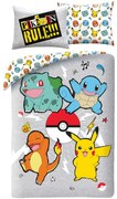 Pokémon Rule! set de lenjerie 140×200cm, 70×90 cm microfibră