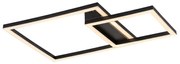 Plafoniera LED design geometric Heleth 48x33cm