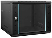 vidaXL Dulap de rețea cu depozitare Negru 60 x 60 x 50 cm Oțel