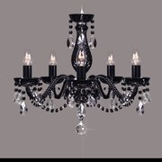 Candelabru cristal Bohemia L11 808/05/1-A, 6 black; F black, Ni