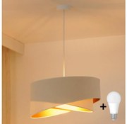 Lustră LED pe cablu Brilagi LYRA 1xE27/15W/230V crem/alb