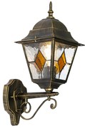 Lămpi de perete exterioare vintage aur antic - Antigua Up
