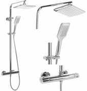 Baterie de dus Tom argintie