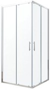 Cabină de duș pătrată Soul 90x90 cm fără tavă