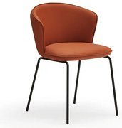 Set de scaune de sufragerie portocaliu 2 buc. tapițat Add – Teulat