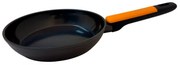 Tigaie Fackelmann Soft Collection 688613, 20x4 cm, Inductie si cuptor, Maner moale, Negru