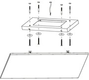 Plafonieră LED RGB dimabilă TURCONA-C LED/30W/230V Eglo 98564 + telecomandă