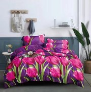 Lenjerie de pat din microfibra mov TULIP Dimensiune lenjerie de pat: 70 x 80 cm | 140 x 200 cm