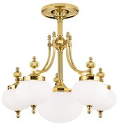 Lustra aplicata eleganta stil clasic Nostalgie 6L alama lucios/opal