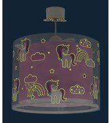 Lustră pentru copii UNICORNS 1xE27/60W/230V Dalber 41592