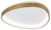 Plafoniera LED design modern slim CHARLIE patina D-45cm