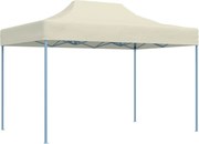 vidaXL Cort de petrecere pliabil profesional, crem, 3 x 4 m, oțel