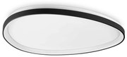 Plafoniera LED XL design circular GEMINI pl d081 dali/push negru