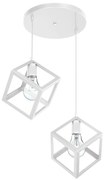 Lustra Quadria 2 Alb 30x65x80 cm