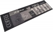 vidaXL Covor de bucătărie lavabil Coffee, negru, 45x150 cm, catifea