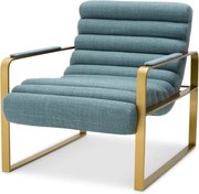 Fotoliu elegant design LUX Olsen, scalea blue