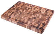 Tocator profesional din lemn de tec, mozaic 45x34x3 cm Churrasco Tramontina, fabricat in Brazilia 13998050