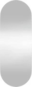 vidaXL Oglindă de perete, 15x40 cm, oval, sticlă