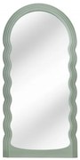 Oglinda de perete design modern Wave 160cm, verde salvie