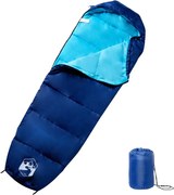 vidaXL Sac de dormit tip mumie pentru adulți de camping, 3 anotimpuri
