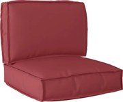 vidaXL Set de perne pentru palet 2 pcs Roșu Vin Material Oxford