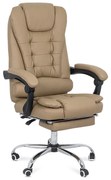 Scaun directorial cu suport de picioareOFF 418 crem