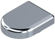 Capac semioval pentru balama BLUM, crom lucios, 06317794
