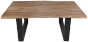 Masuta de cafea dreptunghiulara din lemn de salcam Tables &amp; Co 120x80x45 cm