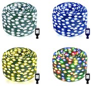 Instalatie de Craciun, 10 - 200 metri, banda cu led turnat, exterior, diverse culori