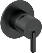 Baterie pentru dus, negru, fara comutator, pentru corp ingropat, Deante Silia Negru