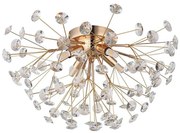 Plafonieră LED Globo 64135D KATRINA 4xG9/3,5W/230V auriu