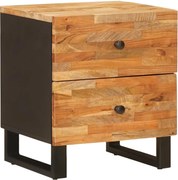 vidaXL Dulap de noapte Maro 40 x 33 x 46 cm Lemn de mango solid