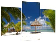 Tablou - Plajă cu nisip alb (90x60 cm)