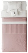 Set pentru pat copii Rossy 175x235 cm ,   crem cu roz pudrat, design elegant