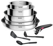 Set de vase pentru gătit 9 buc. din aluminiu INGENIO Cook Eat L881S904 – Tefal