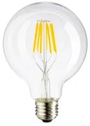 Bec LED G95 E27, Lumina Calda, 3000K, 8W