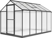 Outsunny Seră de grădină din aluminiu și policarbonat, cu ferestre superioare reglabile 303x183x195cm transparent | Aosom Romania