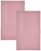 Prosoape roz 2 buc. din bumbac cu uscare rapidă/din frotir 90x140 cm Quick Dry – Catherine Lansfield