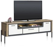 Comoda Tv Shirley stejar/alb 170/40/60 cm