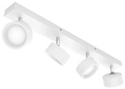 Spot LED BRACIA 4xLED/5,5W/230V alb Philips