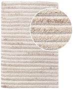 Covor crem țesut manual din lână 60x90 cm Mango – House Nordic