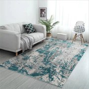 Covor Modern Living , Dormitor Dreptunghiular Antic 5575A Turcoaz (Alege dimensiunea: 100 x 200)