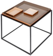 Masuta de cafea patrata din fier Famosa 40cm