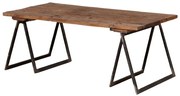 Masuta de cafea, din lemn reciclat, cu aspect vintage, Sutton