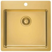 Chiuvetă de bucătărie ALVEUS 1107052 PURE 52,5x51,5 cm bronz