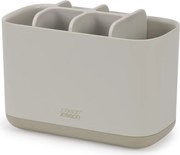 Suport pentru periuța de dinți bej din plastic EasyStore – Joseph Joseph