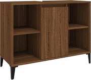 vidaXL Dulap de chiuvetă, stejar maro, 80x33x60 cm, lemn prelucrat