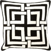 Perna din bumbac cu tricotaj din lana Blakes Black and White 108255 HZ